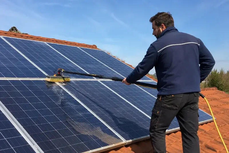 Nettoyage et entretien de panneaux solaires à Rétaud